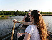 Paddeln im Müritz-Nationalpark ...